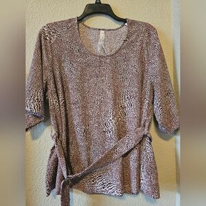 Melissa McCarthy Seven Top with Belt